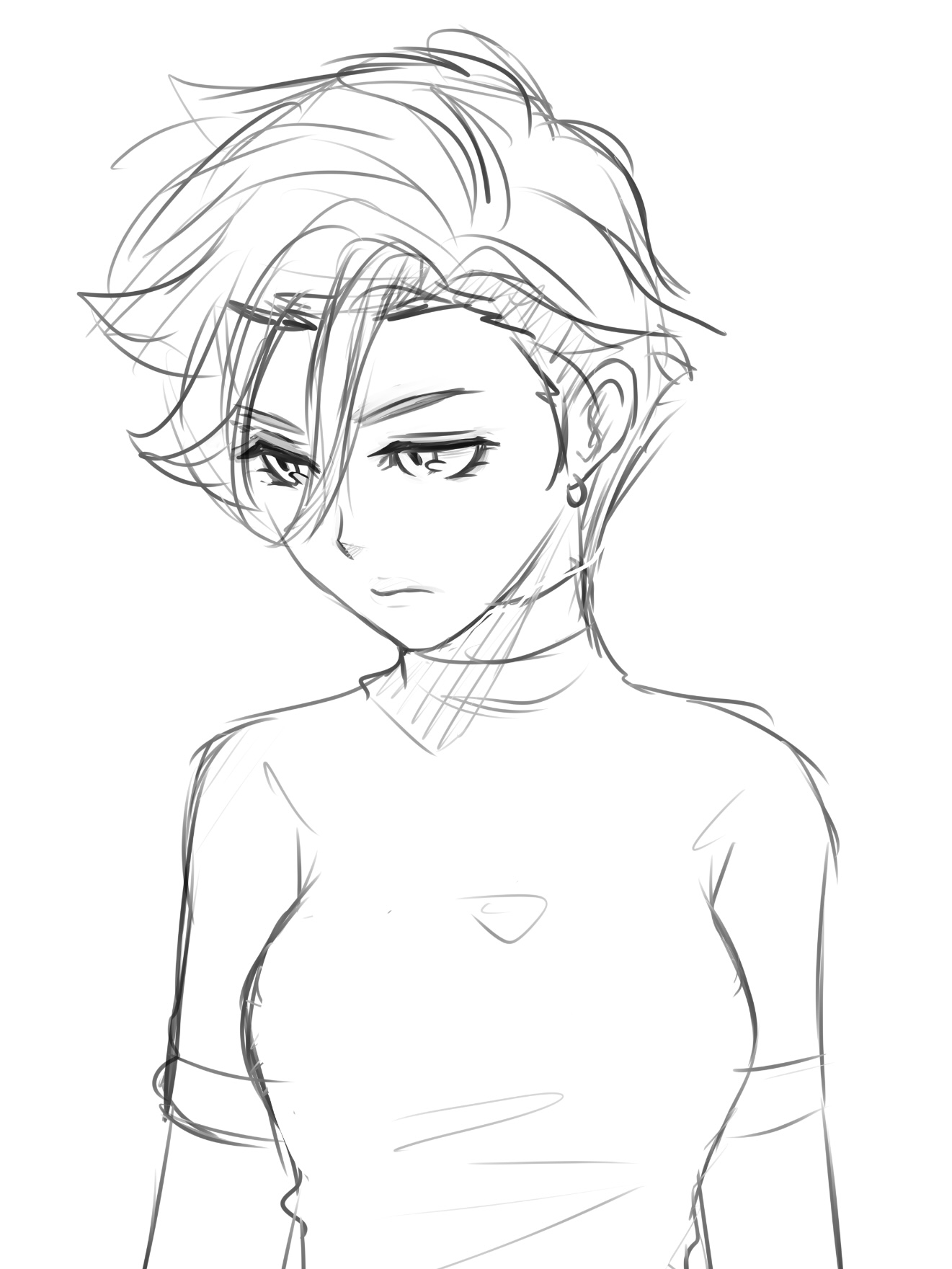 ドールちゃんの表情は悩ましい