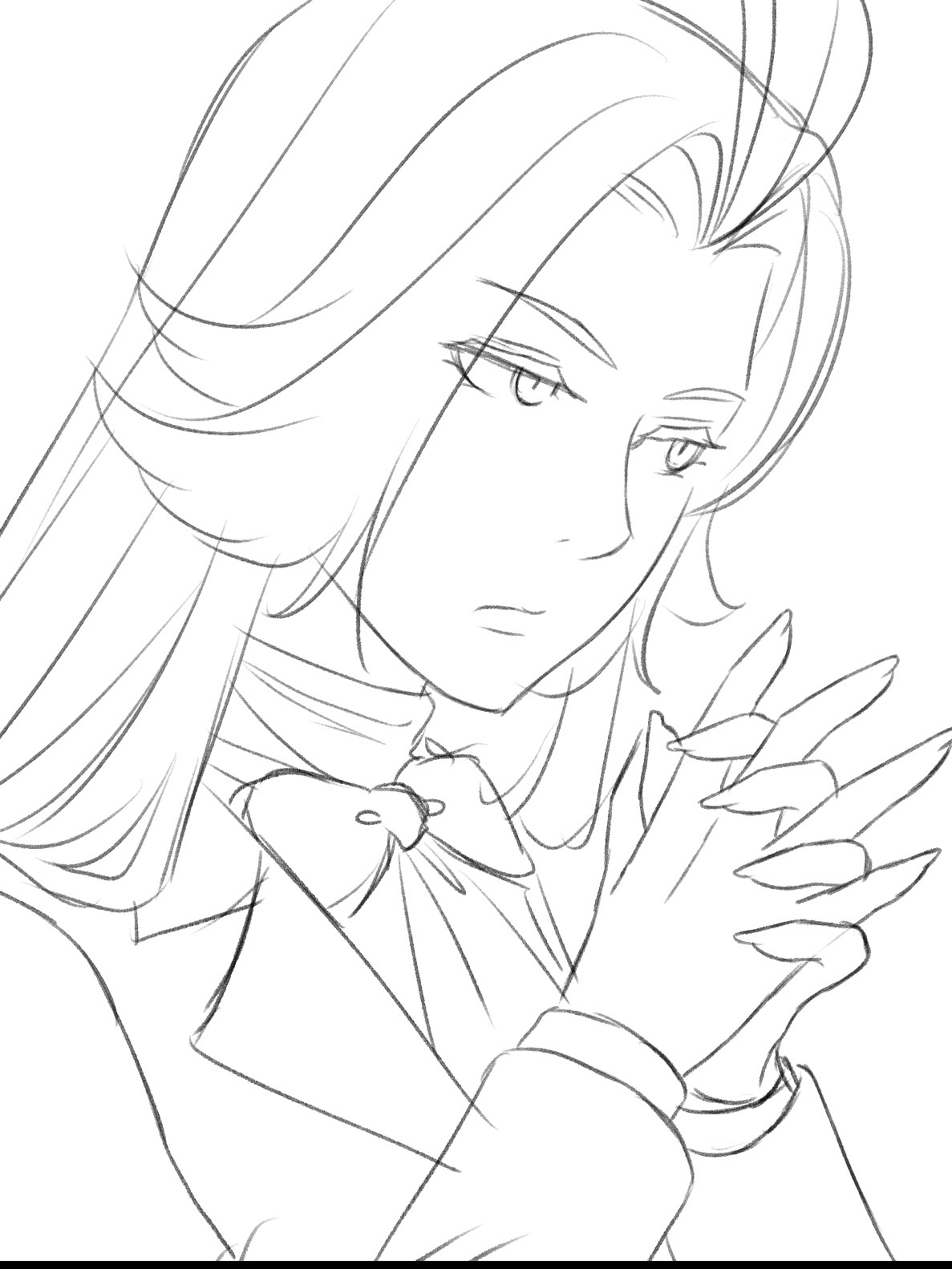 すんとしたサイレンス描くの楽しい