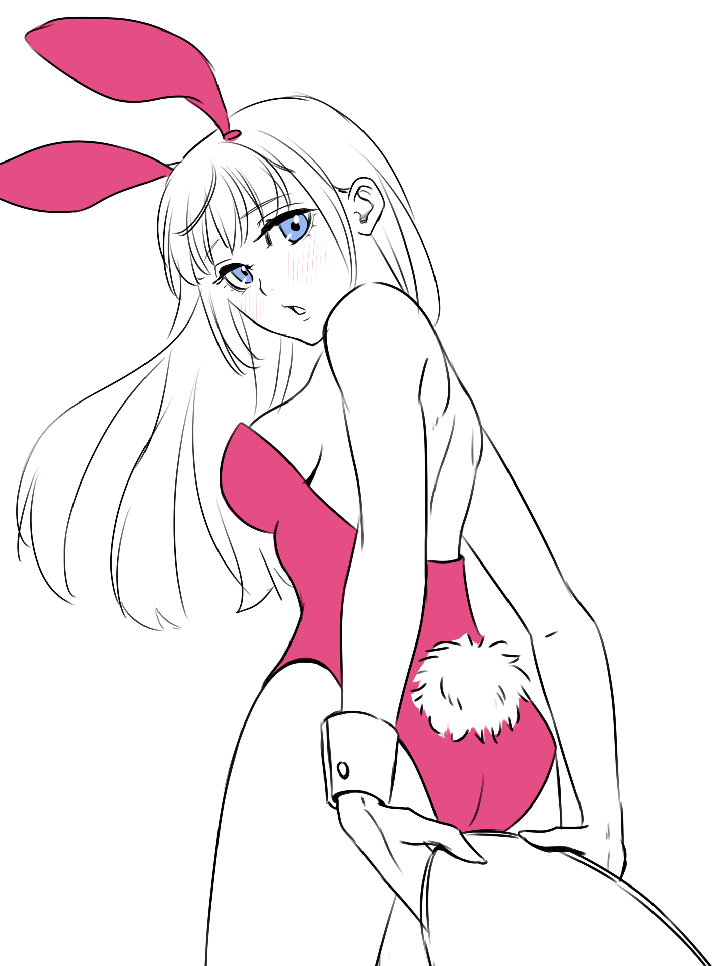 👑バニモニ落書き